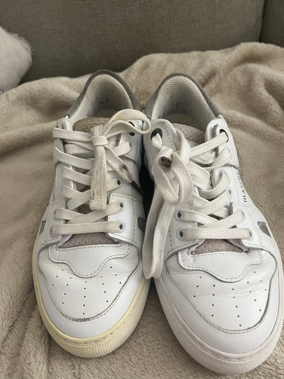 Mason Garments Dames Sneakers - Wit/Grijs, Ophalen of Verzenden, Gedragen, Wit, Sneakers of Gympen