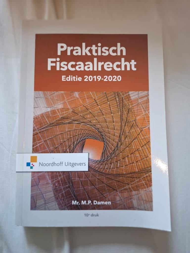 Praktisch Fiscaalrecht Editie 2019-2020 - M.P. Damen, Ophalen of Verzenden, Beta, Zo goed als nieuw, HBO