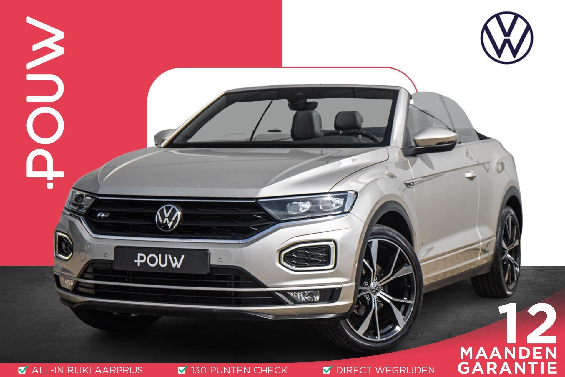 Volkswagen T-Roc Cabrio 1.5 TSI 150pk DSG R-Line | Achteruit, Auto's, Volkswagen, 12 maanden, Stof, 4 cilinders, 4 stoelen