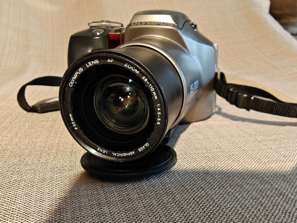 Olympus IS-300, Ophalen of Verzenden, Gebruikt, Spiegelreflex, Olympus