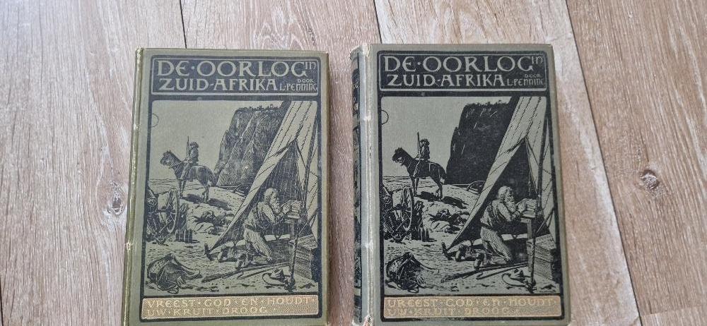 De oorlog in Zuid Afrika, 3 delen, Boeken, Ophalen of Verzenden, Gelezen, L.A. Penning