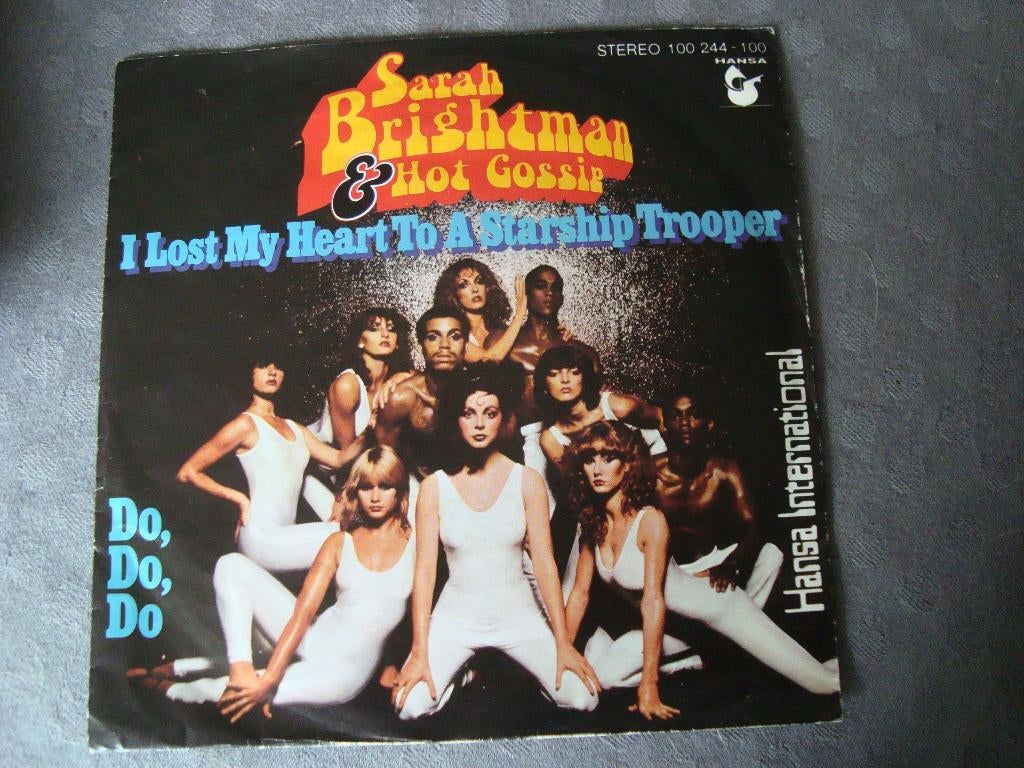 Sarah brightman & hot gossip - i lost my heart to a starship, Ophalen of Verzenden, Zo goed als nieuw, Pop, Single