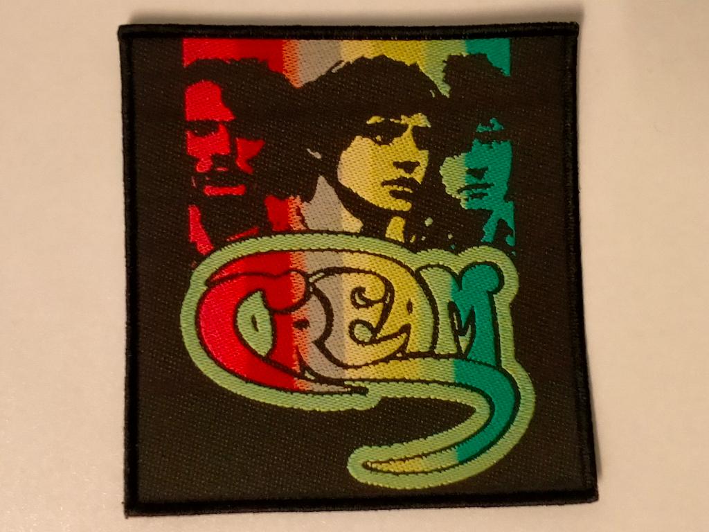 Cream Eric Clapton band patch embleem muziek pop rock, Verzamelen, Verzenden, Nieuw, Kleding