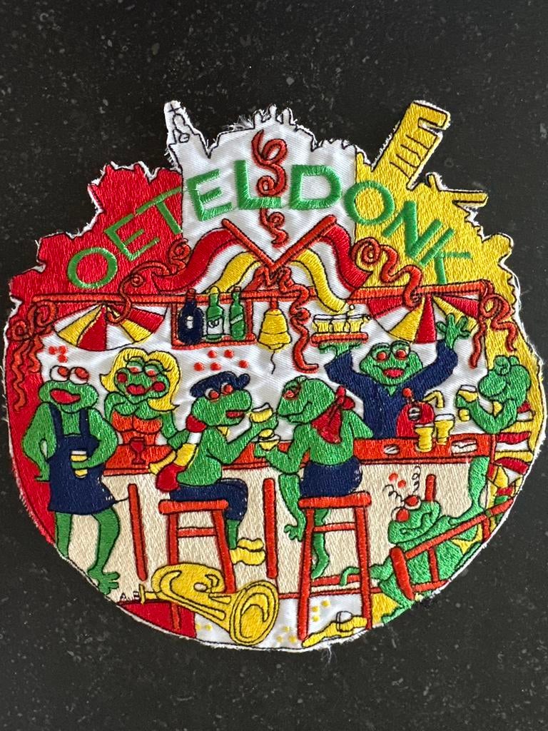 Rug embleem groot, Kleding | Heren, Carnavalskleding en Feestkleding, Ophalen, Carnaval, Overige maten, Zo goed als nieuw
