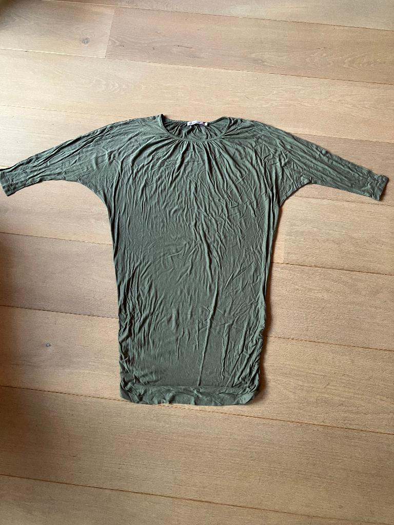 Positiekleding - groen/grijs shirt, Ophalen, Maat 42/44 (L), Shirt of Top, Zo goed als nieuw