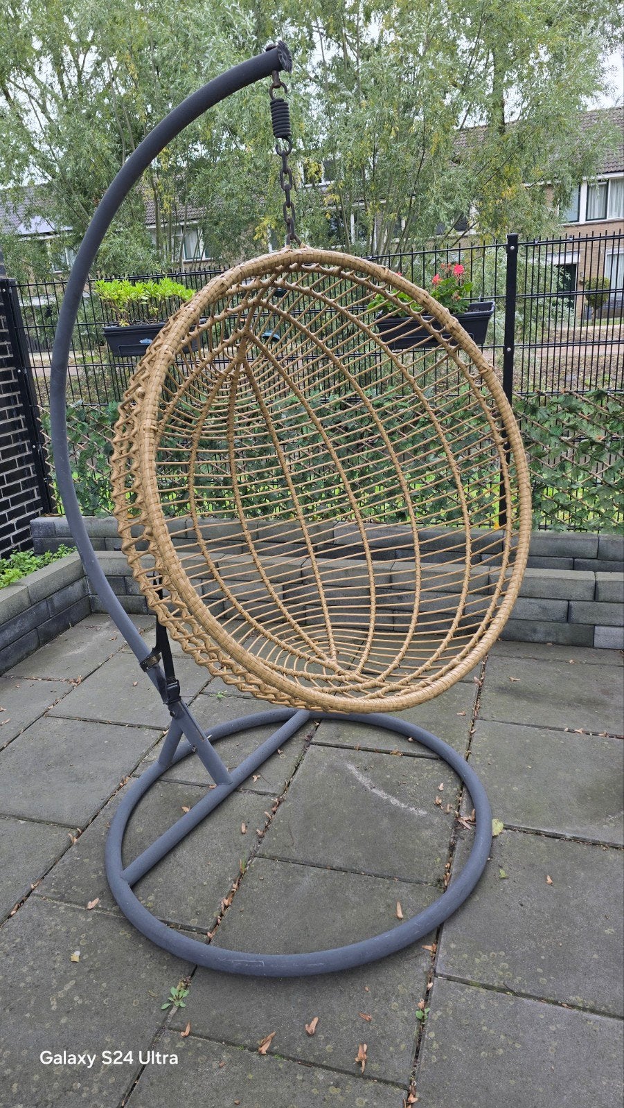 Rotan hangstoel  Xenos, Ophalen, Gebruikt, Rotan
