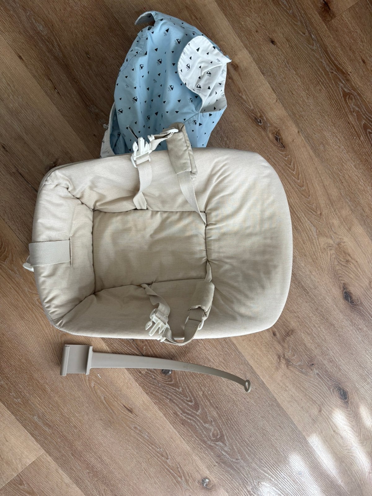 Newborn incl. dubbelzijdige hoes Stokke tripp trapp, Kinderen en Baby's, Wipstoeltjes, Ophalen of Verzenden, Zo goed als nieuw
