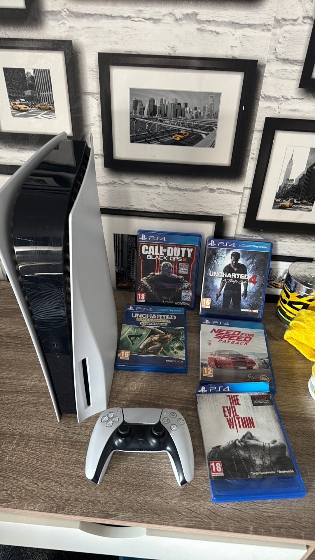 Ps5 disk edition, Spelcomputers en Games, Ophalen of Verzenden, Zo goed als nieuw