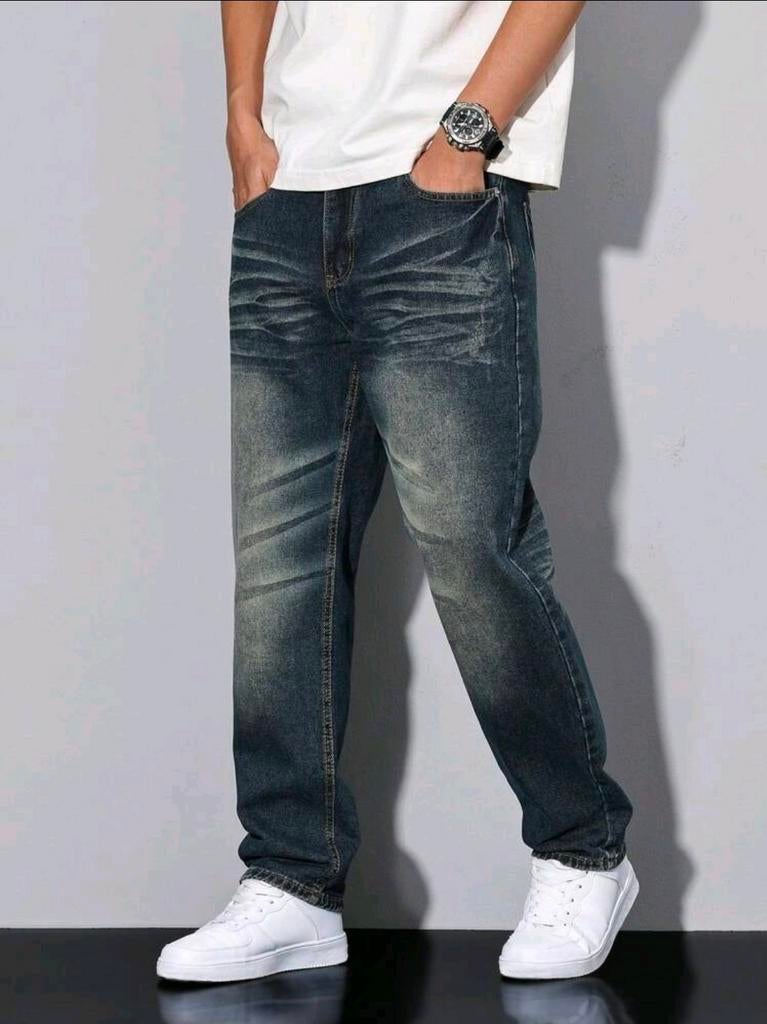 Heren spijkerbroek 4xl, Kleding | Heren, Spijkerbroeken en Jeans, Onbekend, Blauw, Ophalen of Verzenden, W33 - W34 (confectie 48/50)