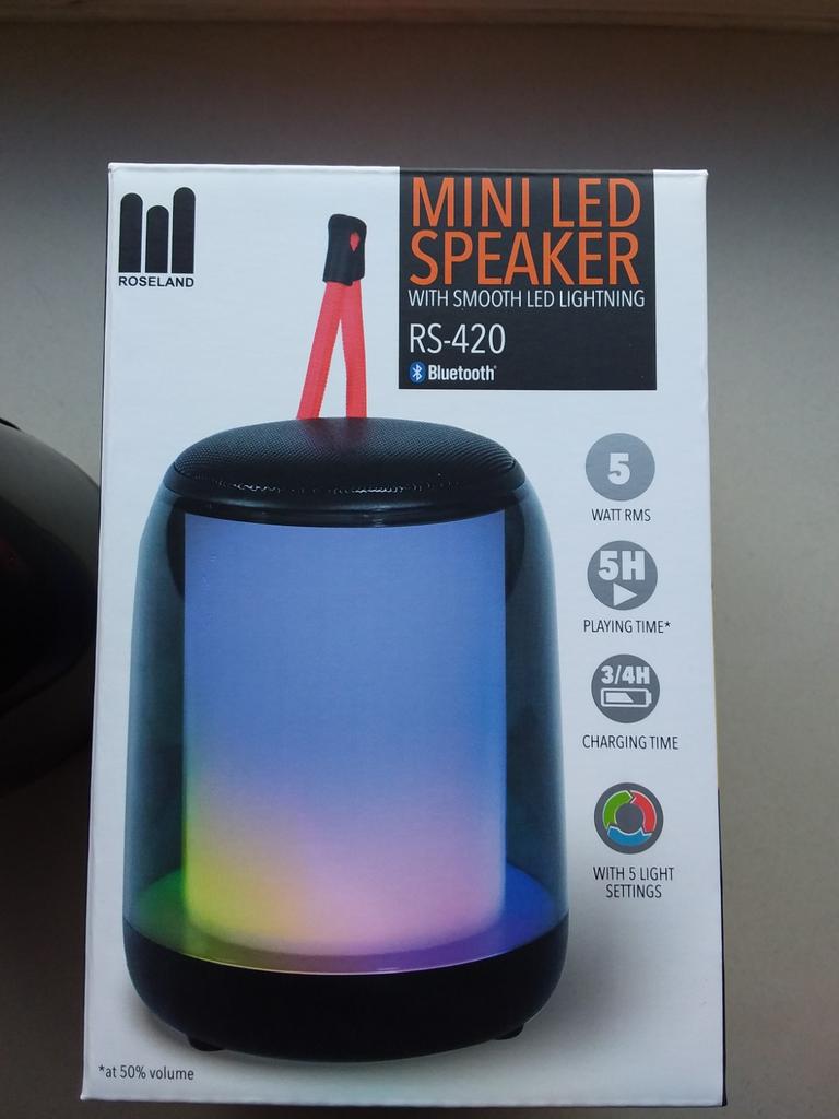Mini led speaker  Roseland  RS-420, Audio, Tv en Foto, Luidsprekers, Overige typen, Nieuw, Minder dan 60 watt, Ophalen