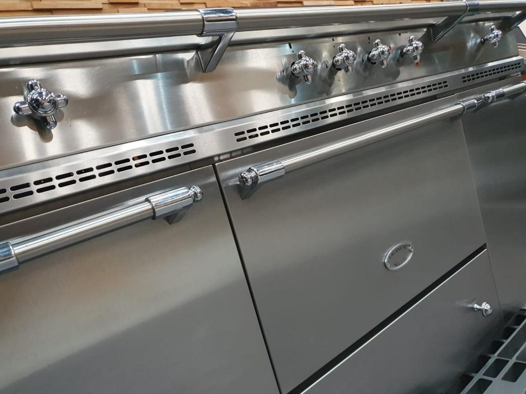 Luxe Fornuis Lacanche 150cm rvs Coupe de Feu, Niet ingevuld, 60 cm of meer, Niet ingevuld, Ophalen of Verzenden