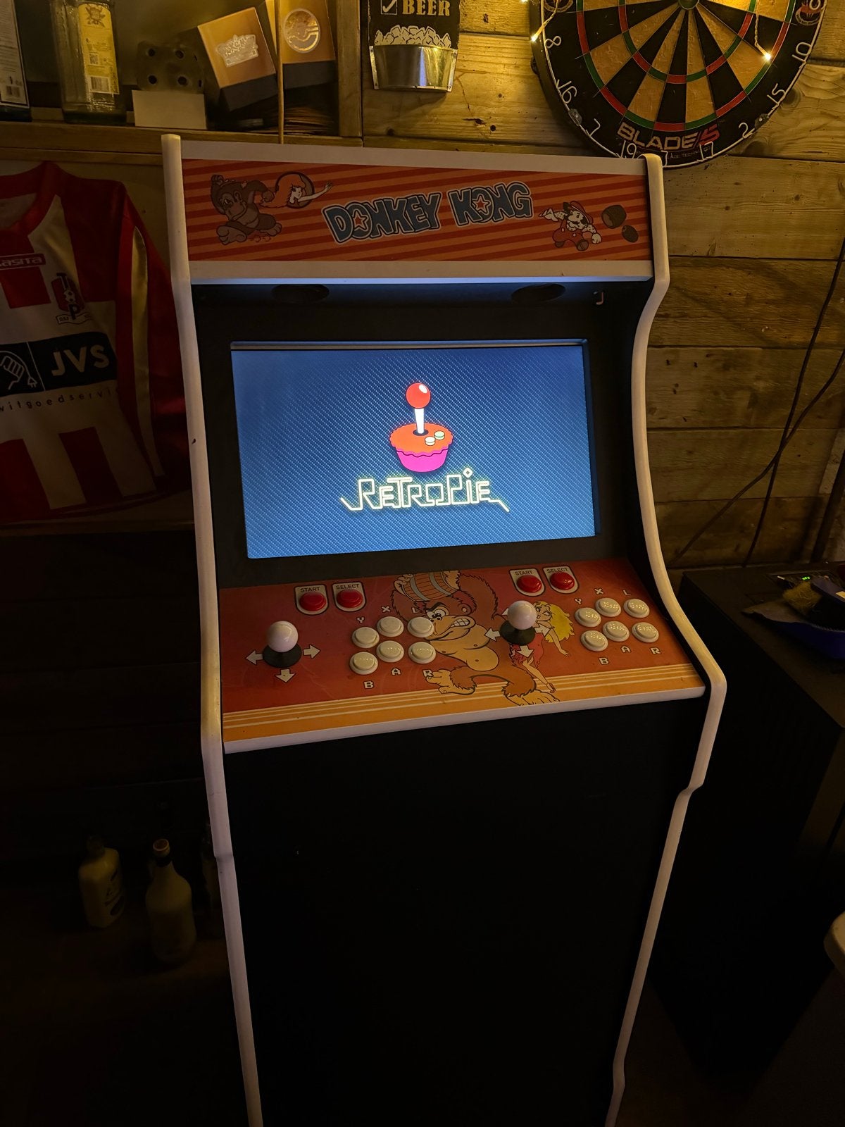 Retropie Arcade Machine - Donkey Kong Editie, Ophalen, Overige merken, Gebruikt