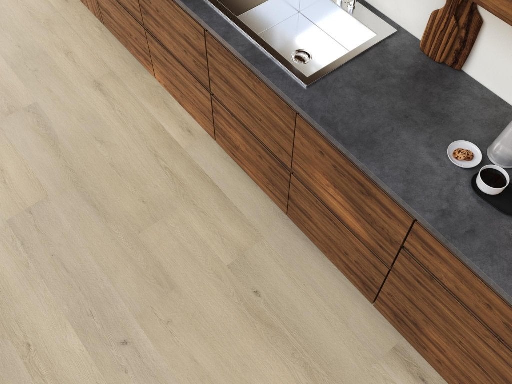 2in1 klik pvc licht eiken met geïntegreerde ondervloer, Ophalen, 75 m² of meer, Overige typen, Nieuw