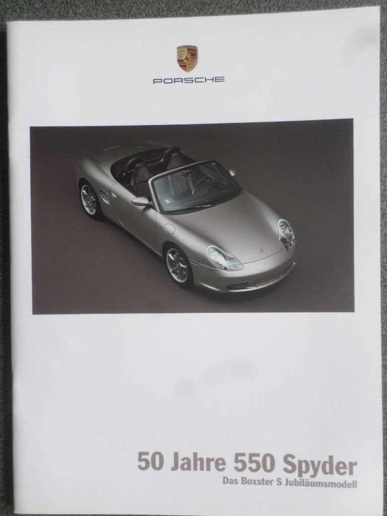 Porsche Boxster 2003 Brochure, Ophalen of Verzenden, Zo goed als nieuw, Porsche