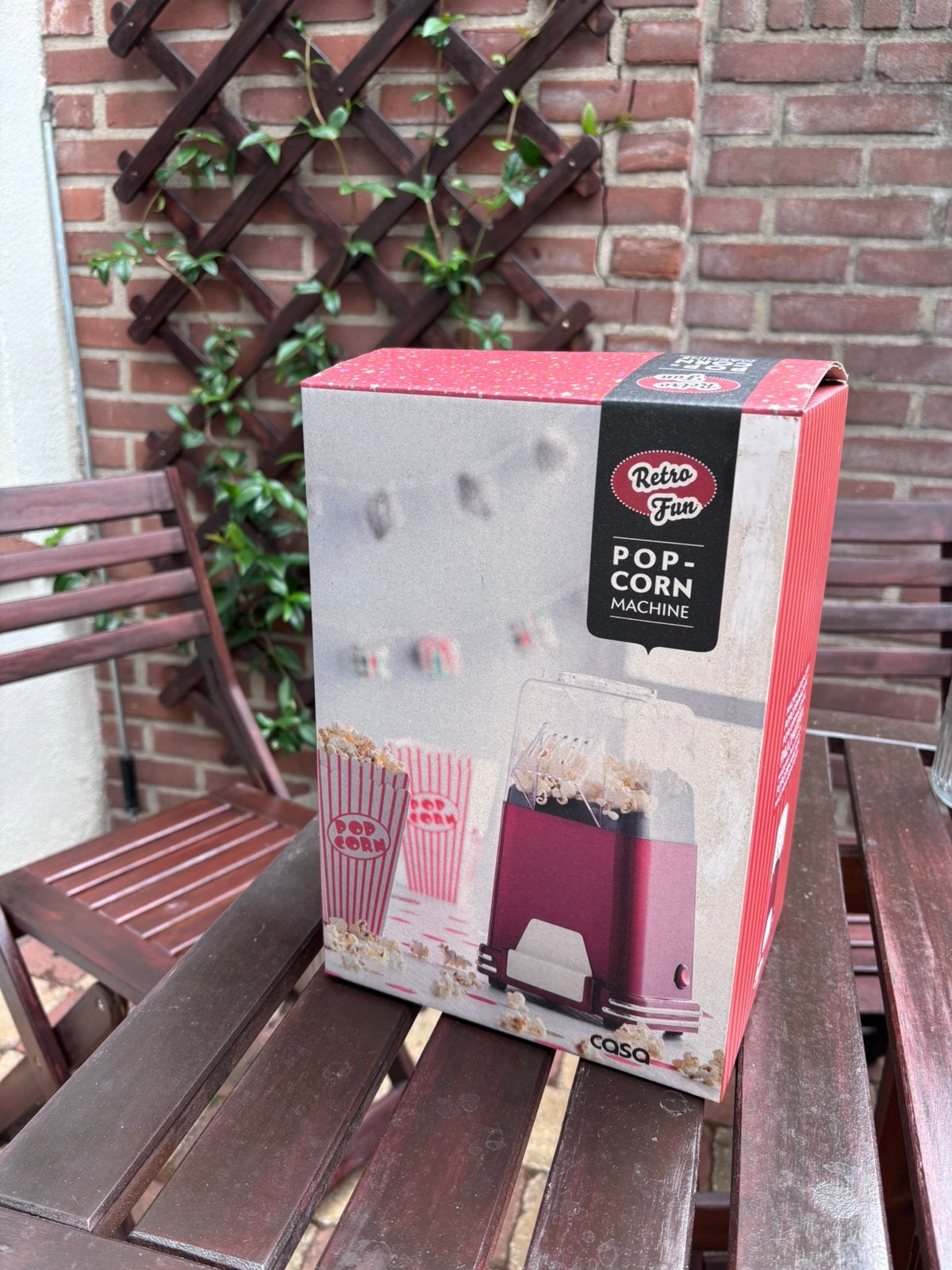 Nieuw Popcornmachine- includief maatlepels voor maïs, Overige typen, Nieuw, Ophalen of Verzenden, Metaal