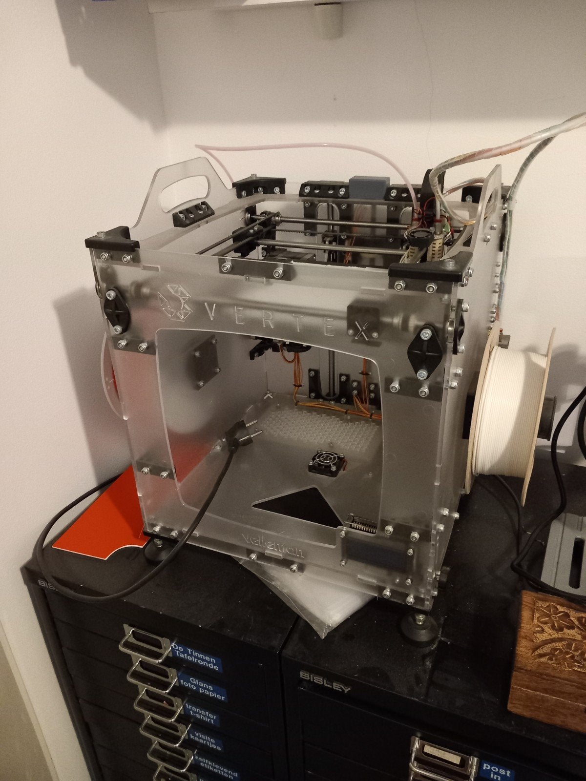 Velleman Vertex 3D-printer met 2 printkoppen, Ophalen, Gebruikt, Velleman Vertex, Filament