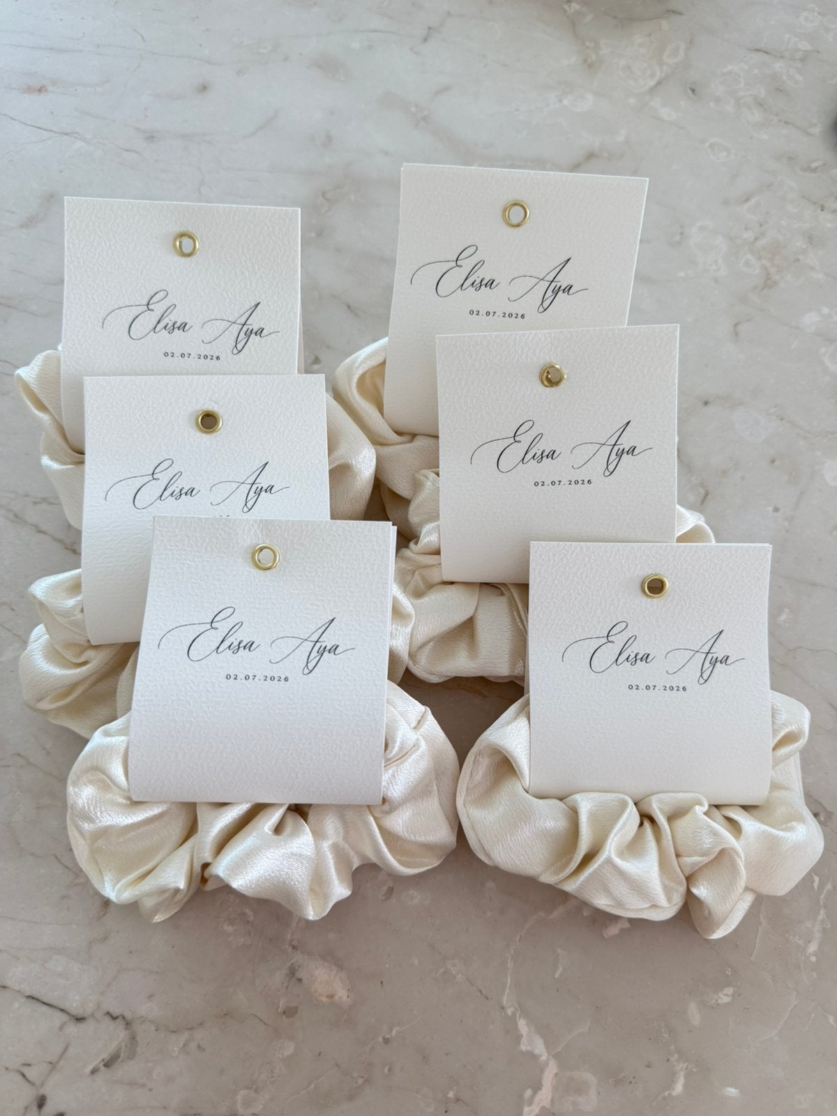 Baby geboorte bedankjes scrunchies, Ophalen of Verzenden, Nieuw, Accessoires