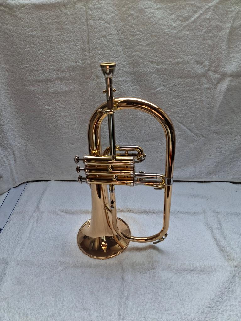 Bugel, Muziek en Instrumenten, Ophalen, Gebruikt, Koperblazer, Met koffer of draagtas