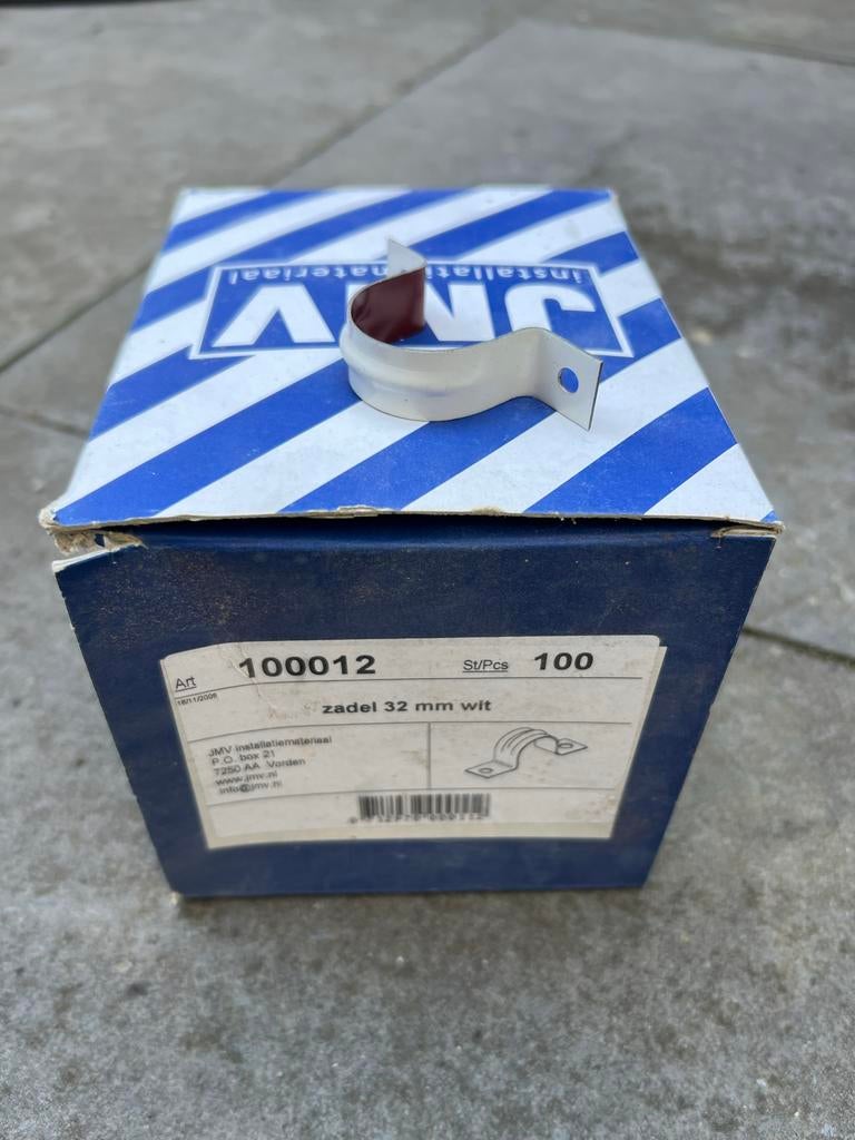 JMV Zadel 32 mm Wit - 60 stuks, Ophalen of Verzenden, Nieuw, Overige typen