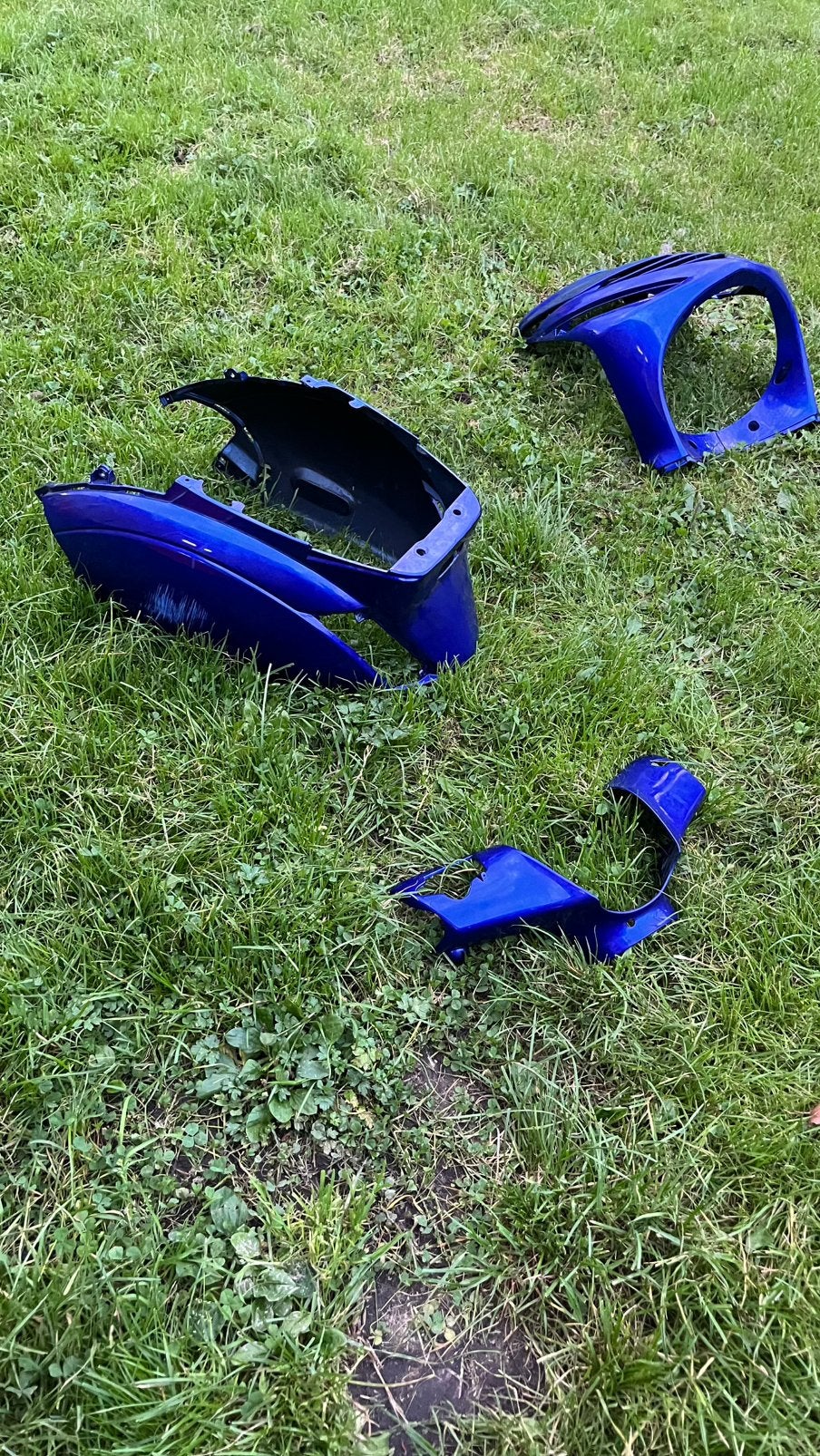 Piaggio zip kappenset candy blue, Ophalen of Verzenden, Zo goed als nieuw, Kap, Piaggio