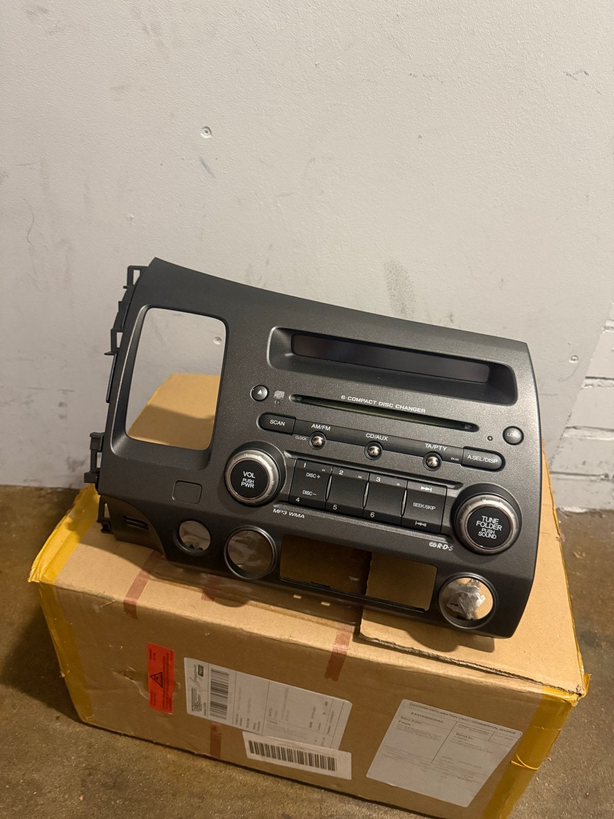 Honda Civic Radio CD-wisselaar (2006-2011), Auto diversen, Autoradio's, Ophalen of Verzenden, Gebruikt