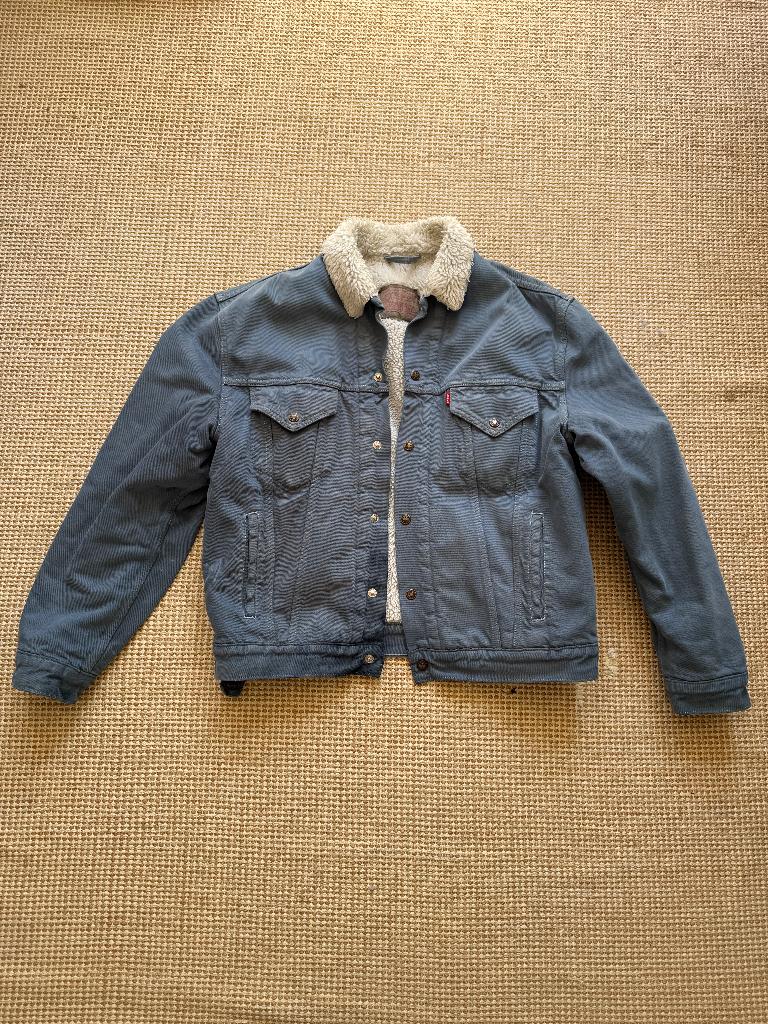 Vintage Levi's Denim Jacket Blauw, Levi's, Blauw, Overige maten, Ophalen of Verzenden