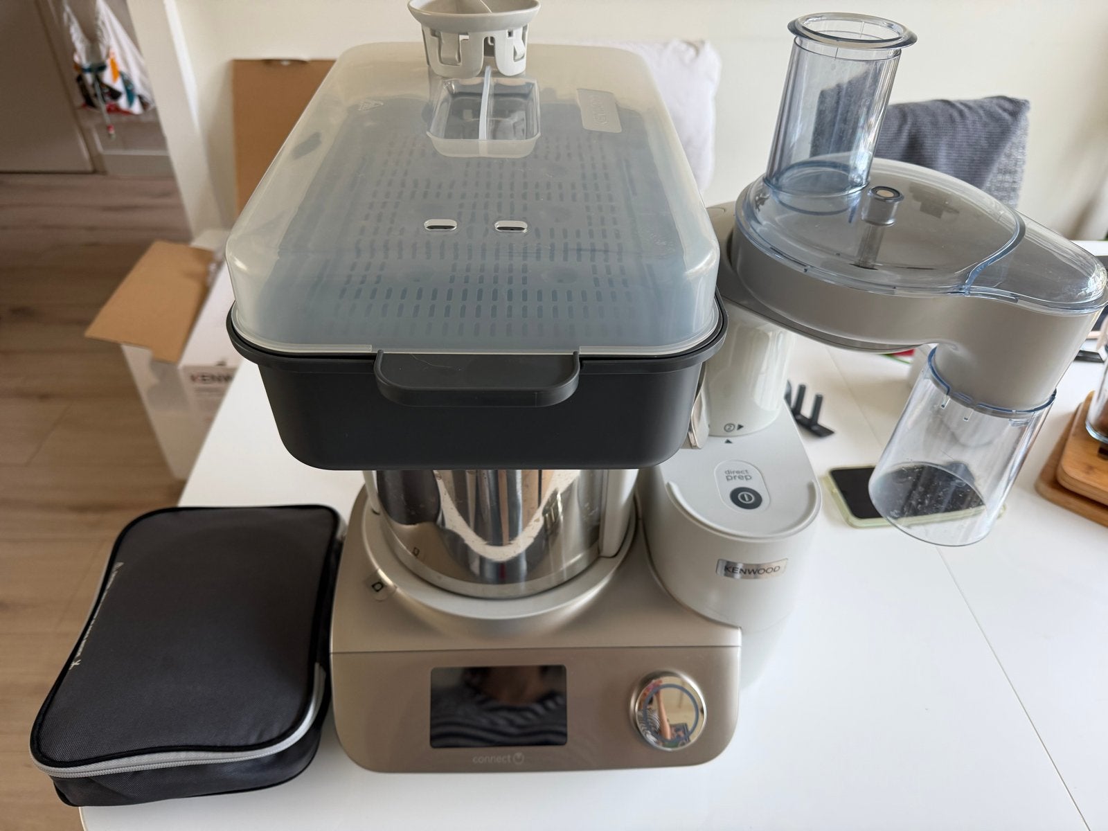 Kenwood CookEasy+ CCL50 All-in-One Multicooker, 4 liter of meer, 3 snelheden of meer, Ophalen of Verzenden, Zo goed als nieuw