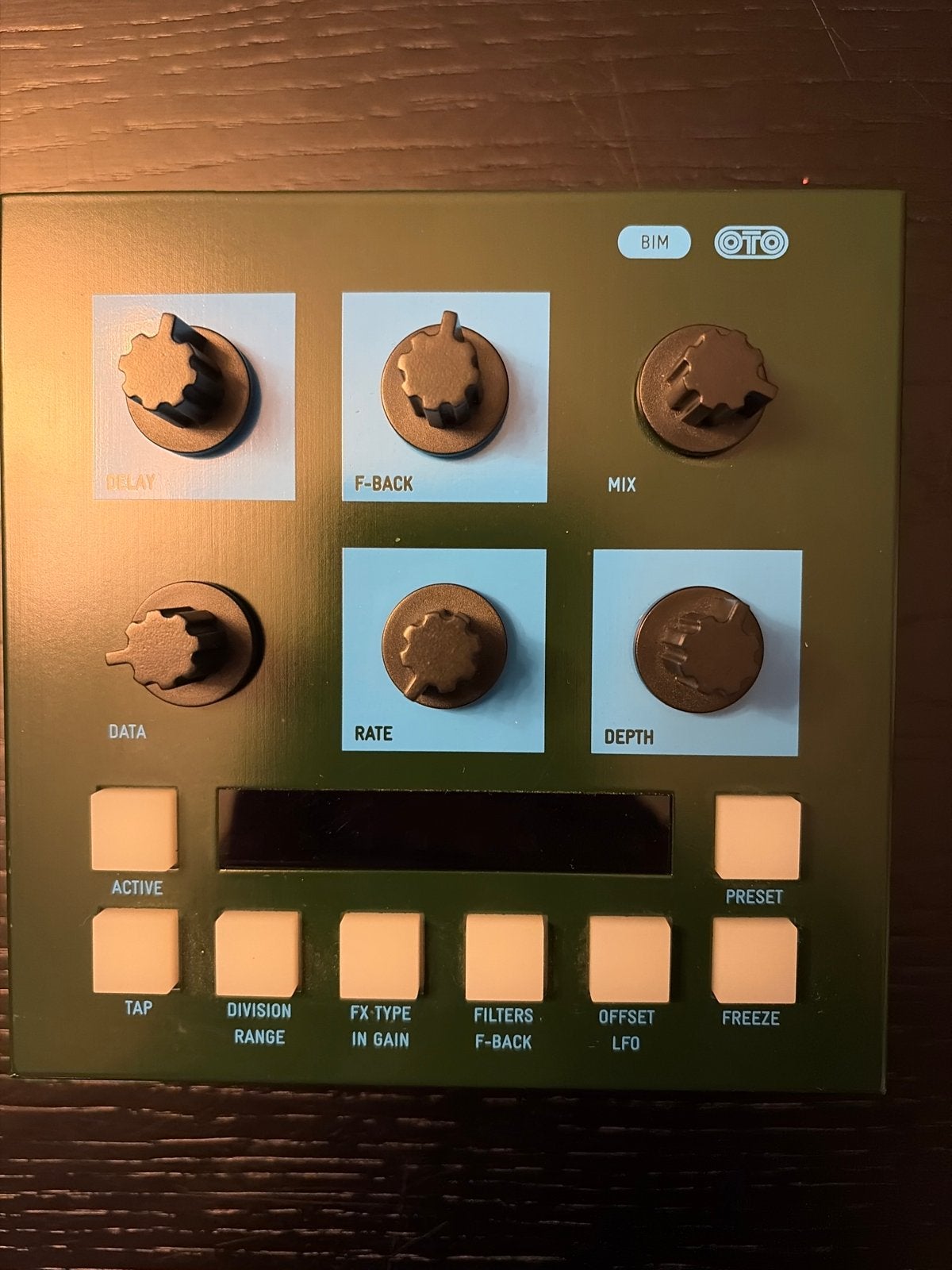 OTO Machines BIM Analoog Delay Pedaal, Muziek en Instrumenten, Ophalen of Verzenden, Zo goed als nieuw, Delay of Echo