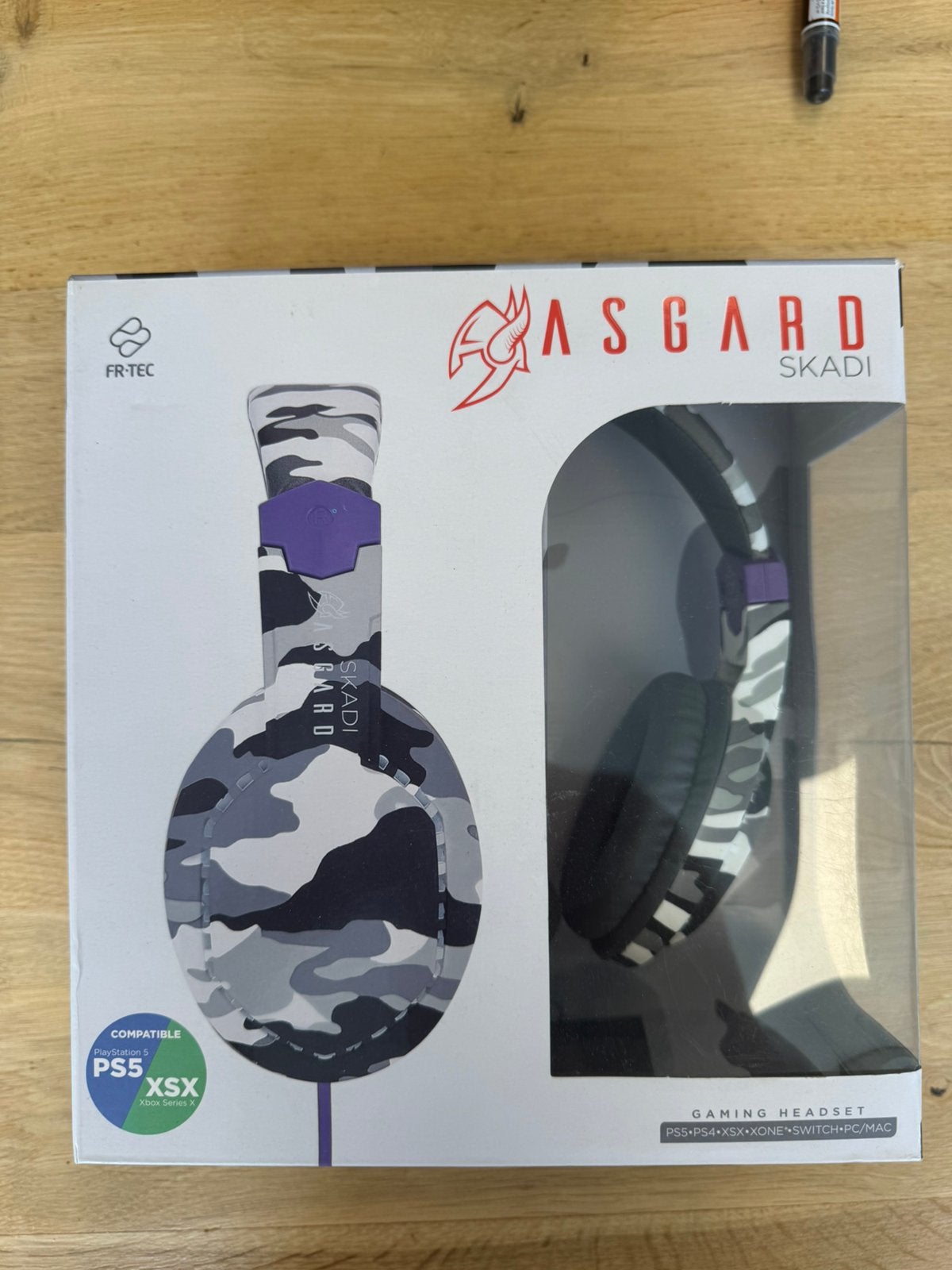 Askard skadi gaming headset, Ophalen of Verzenden, Zo goed als nieuw, PlayStation, Headset