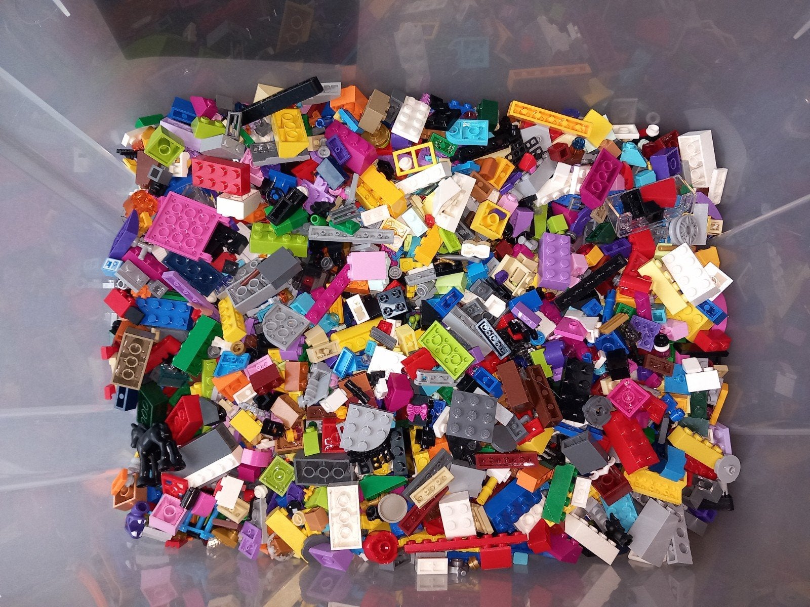 Grote partij diverse lego bouwstenen (ca. 2,8 kg), Diverse Fabrikanten, Gebruikt, Onbekend, Ophalen of Verzenden