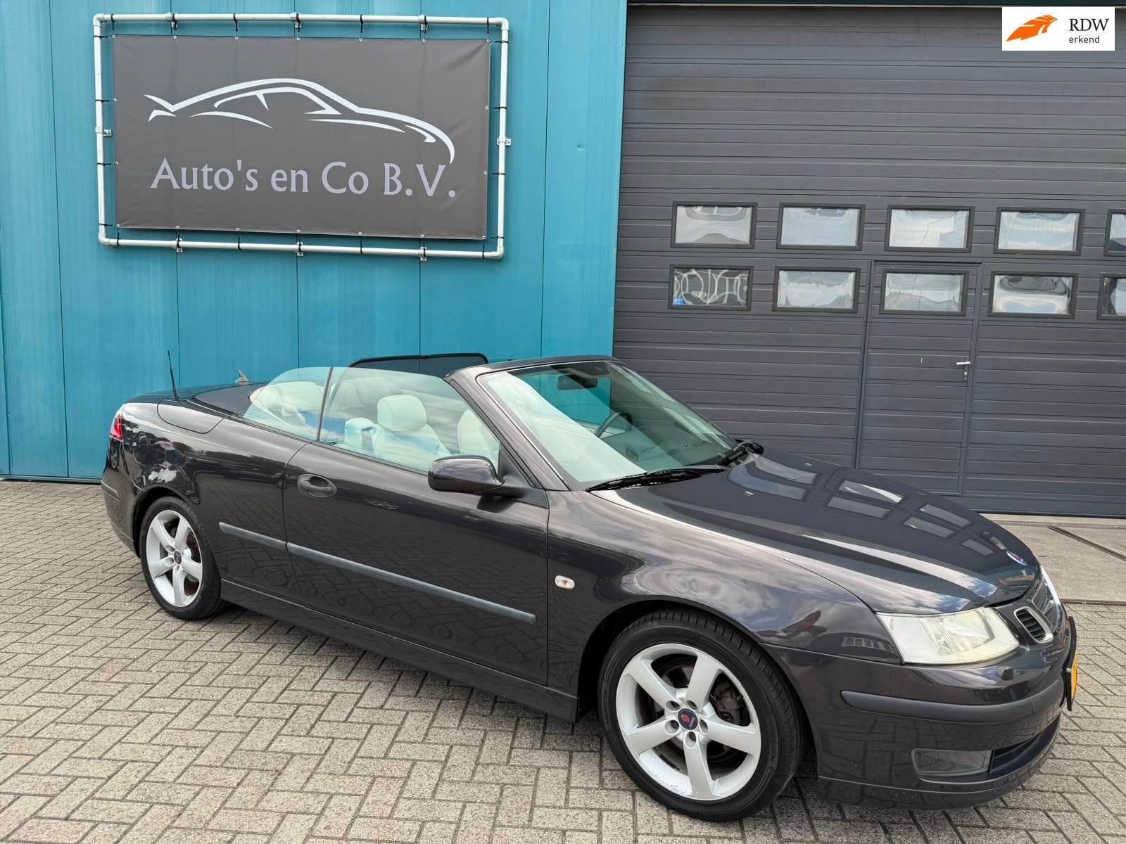 Saab 9-3 Cabrio 2.0t Vector Leder Clima Navi Cruise 17" Lm v, Auto's, Saab, Voorwielaandrijving, 1998 cc, Gebruikt, 4 cilinders