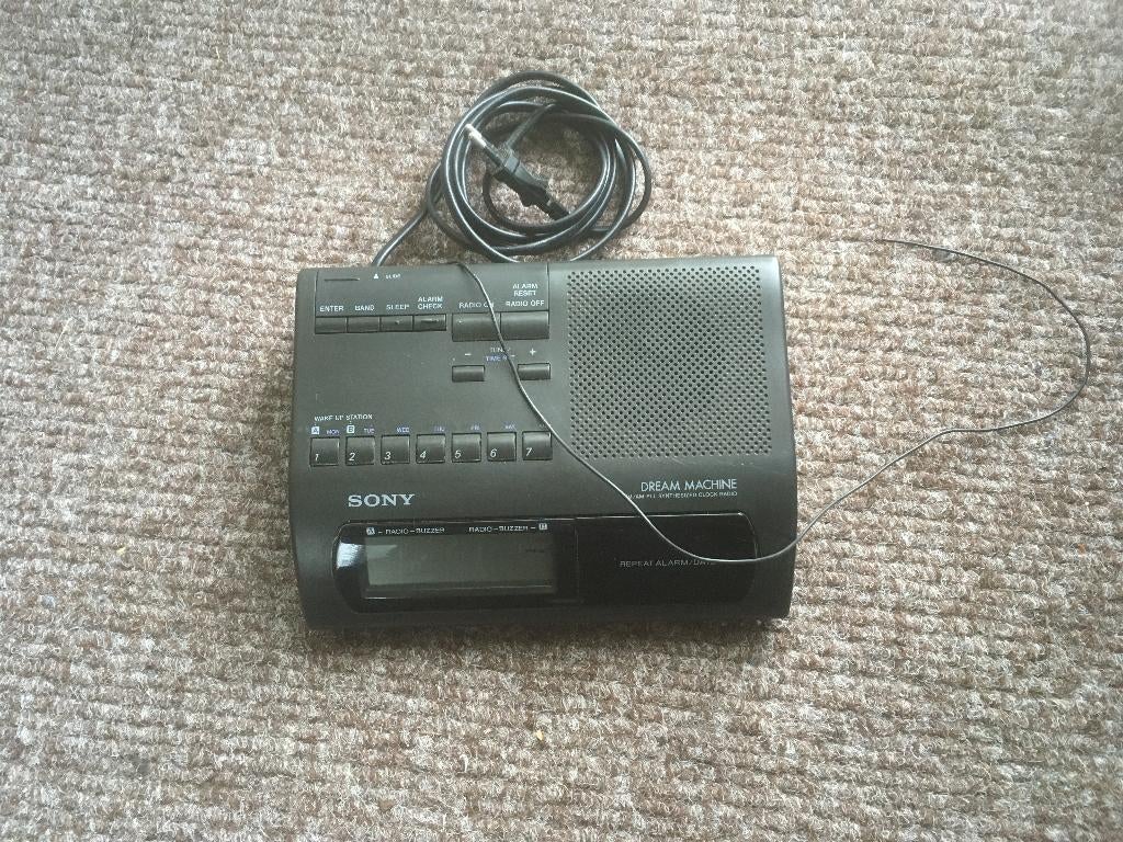 sony klok radio icf-c303 klokradio wekkerradio, Ophalen of Verzenden, Gebruikt, Digitaal