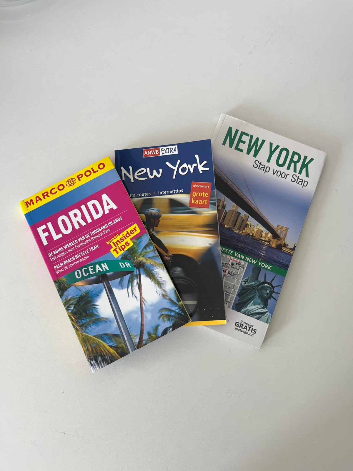 3 reisgidsen USA - Florida & New York, Boeken, Overige merken, Ophalen of Verzenden, Zo goed als nieuw, Reisgids of -boek