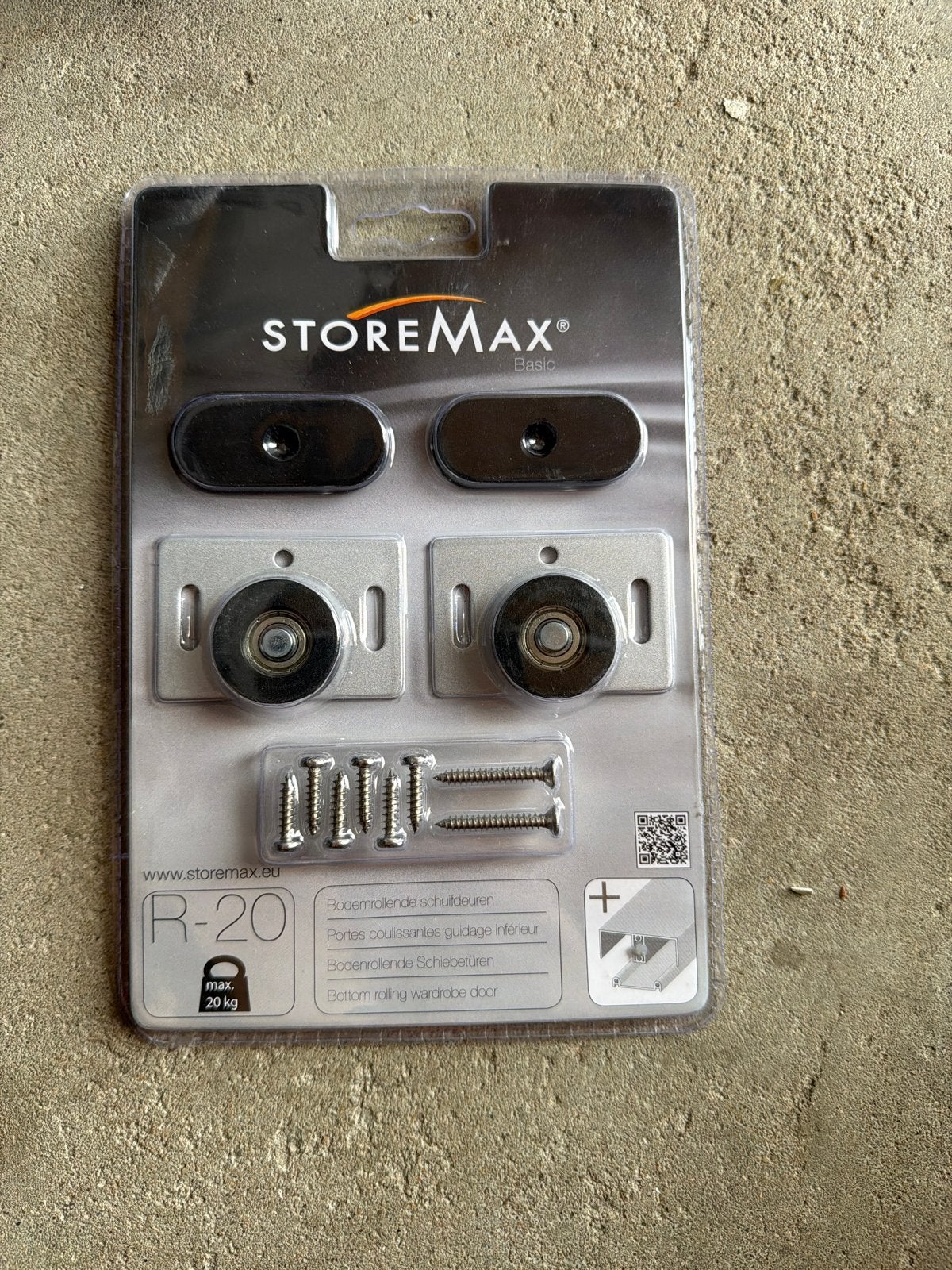 STOREMAX Basic R-20 Bodemrollende Schuifdeurset, Ophalen of Verzenden, Nieuw