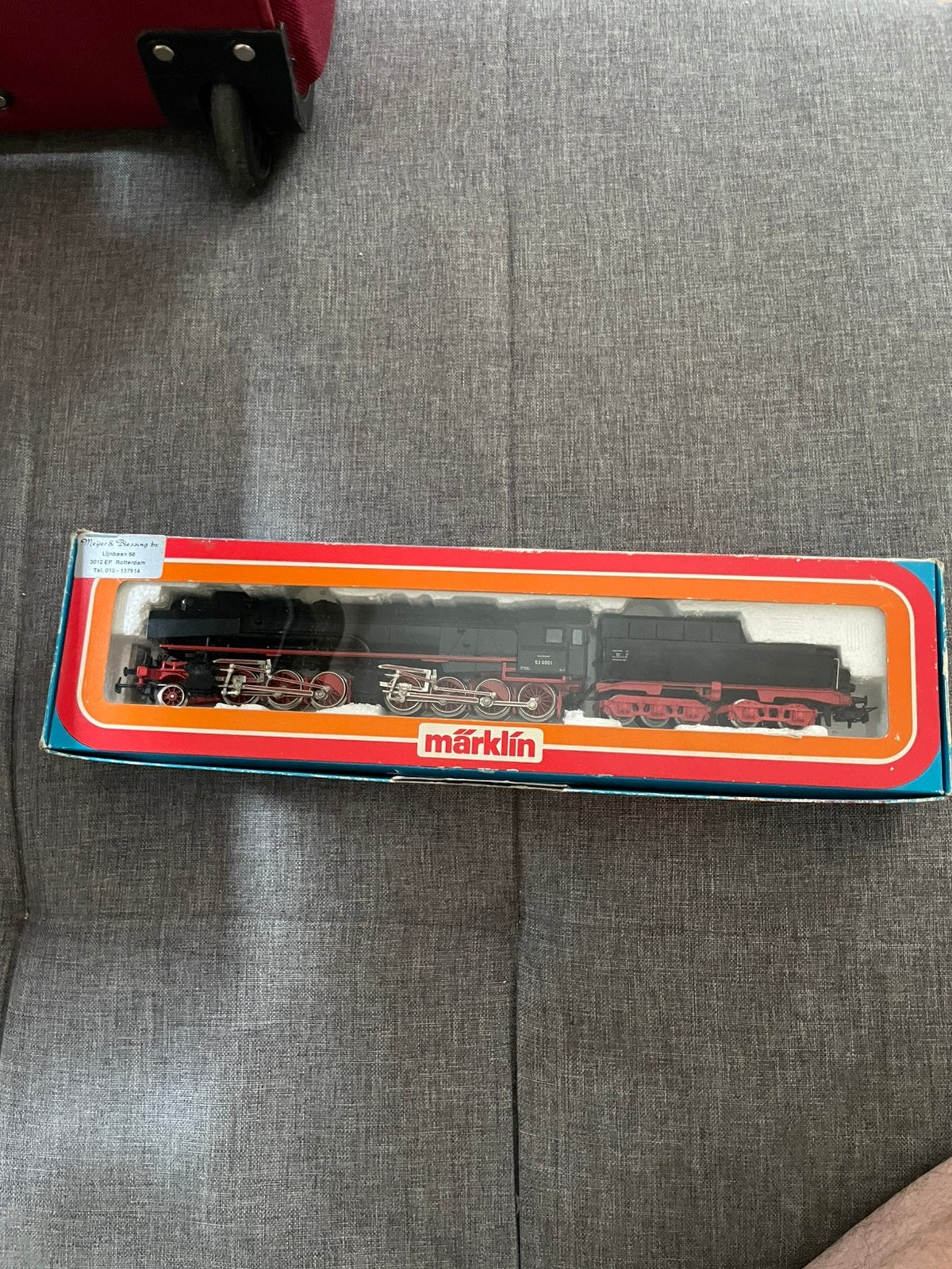 Märklin 3102 H0 Stoomlocomotief BR 53 'Borsig' van de DB, Hobby en Vrije tijd, Wisselstroom, Locomotief, Ophalen of Verzenden