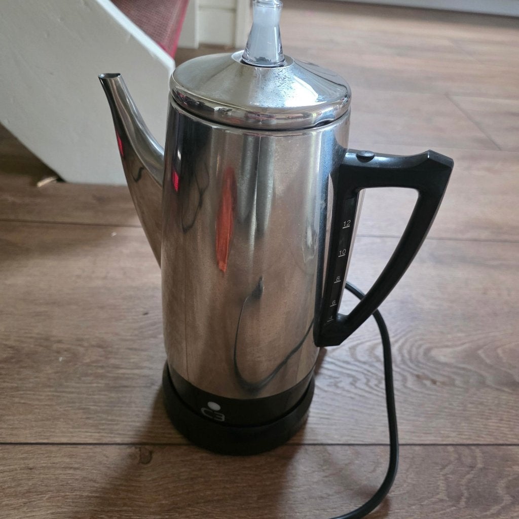 Percolator C3 electrisch, Witgoed en Apparatuur, Koffiezetapparaten, Ophalen, Gebruikt, 10 kopjes of meer, Koffiemachine