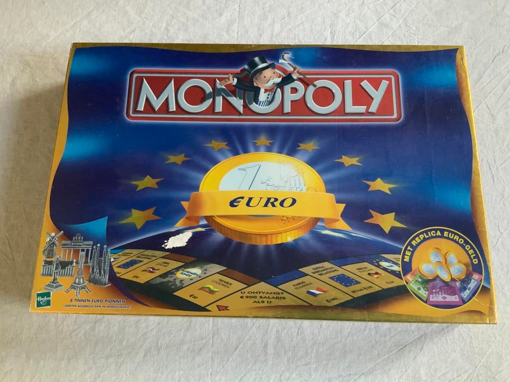 Monopoly Euro, Vijf spelers of meer, Ophalen of Verzenden, Gebruikt, Parker