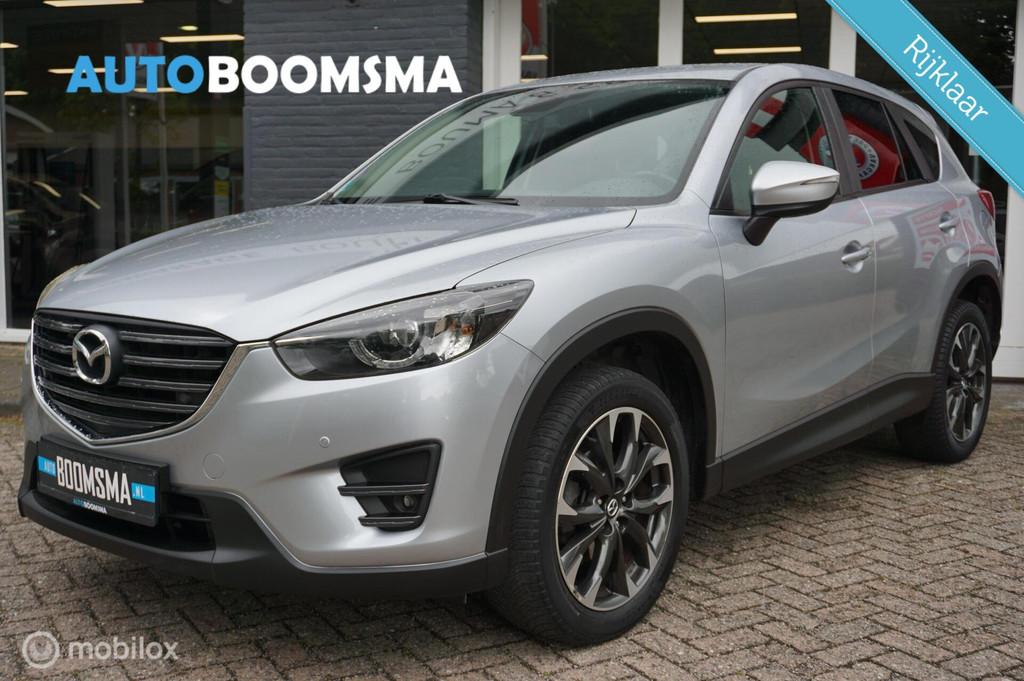 Mazda CX-5 2.0 SkyActiv-G 165pk Nakama Clima Cruise Navi Led, Voorwielaandrijving, 1998 cc, Stof, Zwart