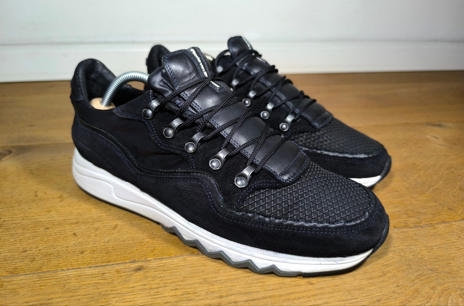 Floris van Bommel herenschoenen maat 8,5 / 42,5, Kleding | Heren, Ophalen, Zwart, Floris van Bommel, Sneakers of Gympen