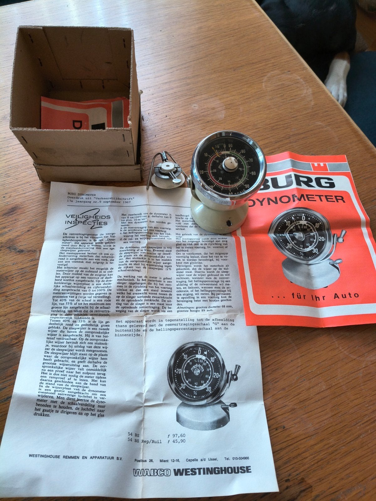 2x Vintage Wabco Westinghouse Burg Dynometer - Nieuwstaat, Ophalen of Verzenden, Nieuw