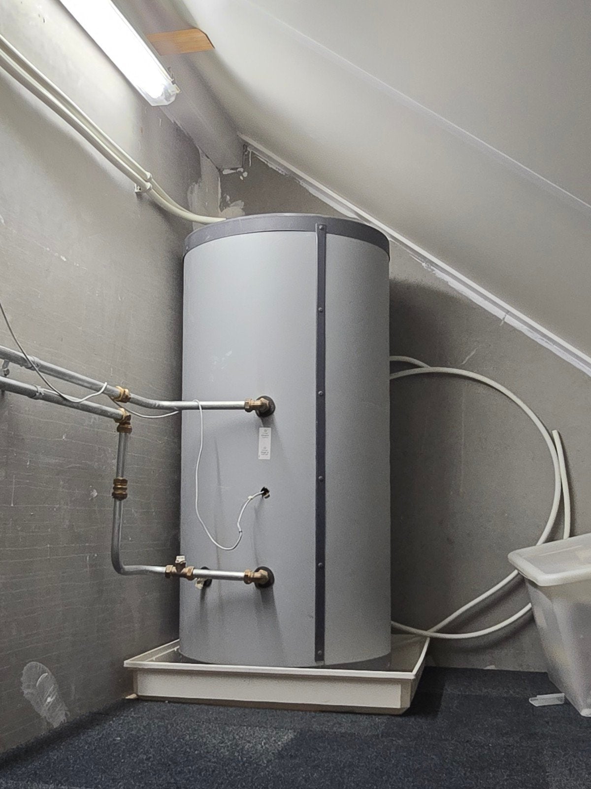 NIBE Boiler PUB2-210L - 210 liter, Doe-het-zelf en Verbouw, 20 tot 100 liter, Ophalen, Boiler