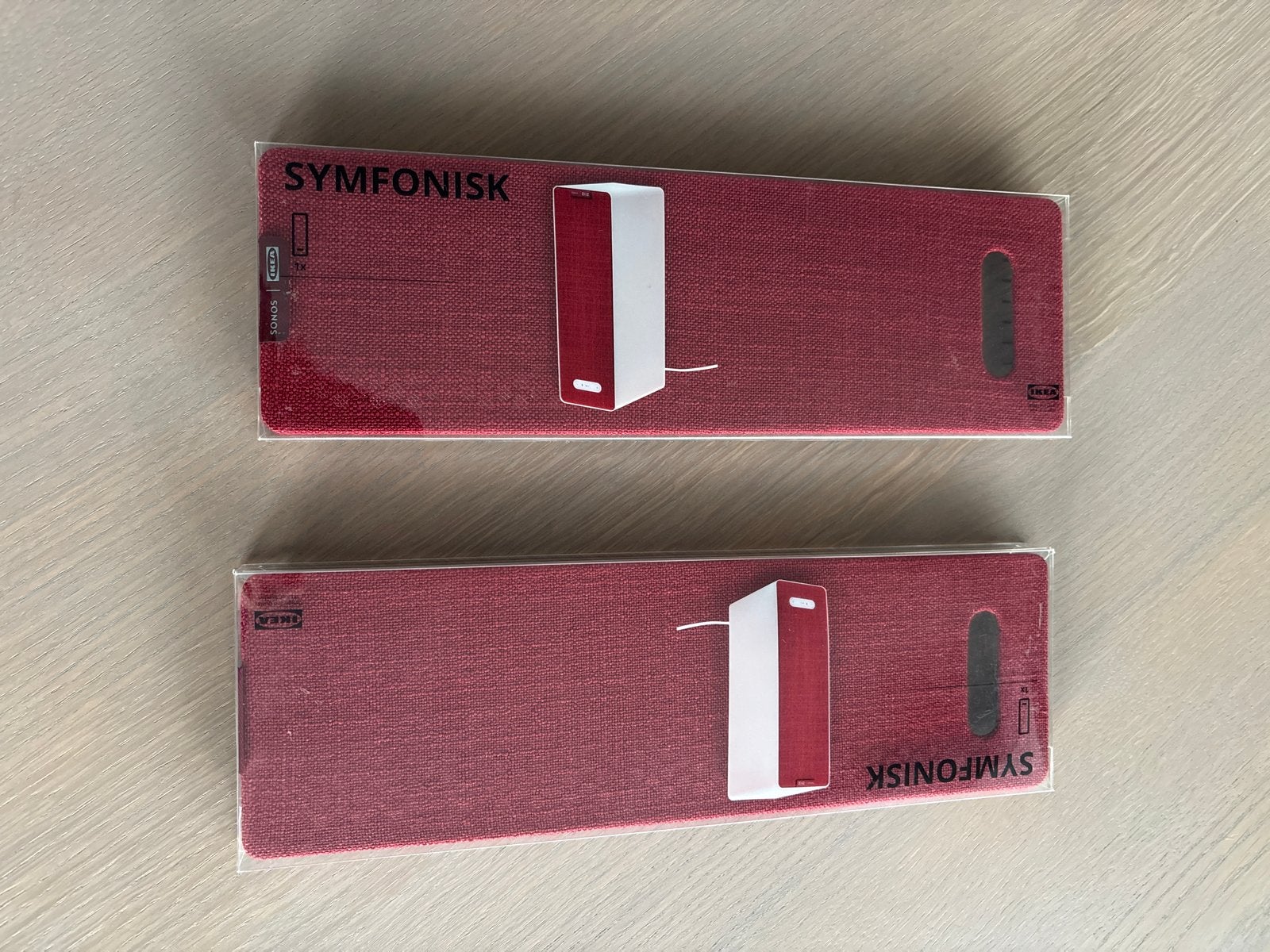 IKEA/SONOS SYMFONISK COVER - Rood, Overige typen, Nieuw, Ophalen of Verzenden, IKEA