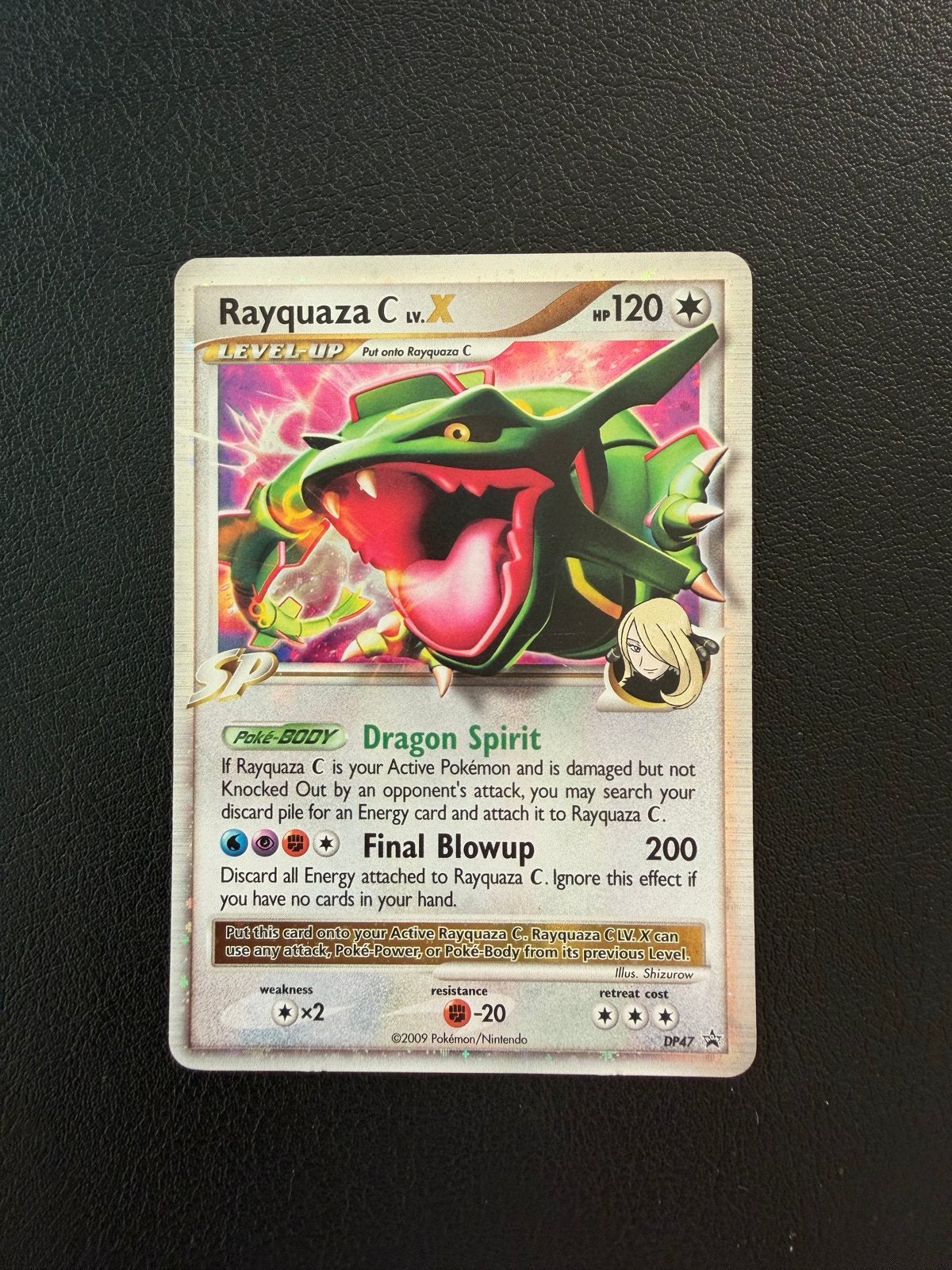 Rayquaza C Lv.X DP47 Promo - Diamond & Pearl Pokémon Kaart, Ophalen of Verzenden, Zo goed als nieuw, Losse kaart, Foil