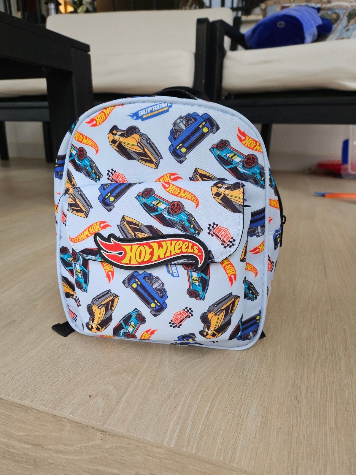 Hot Wheels rugzakje voor kinderen - Zo goed als nieuw, Overige merken, Blauw, Ophalen of Verzenden, Zo goed als nieuw