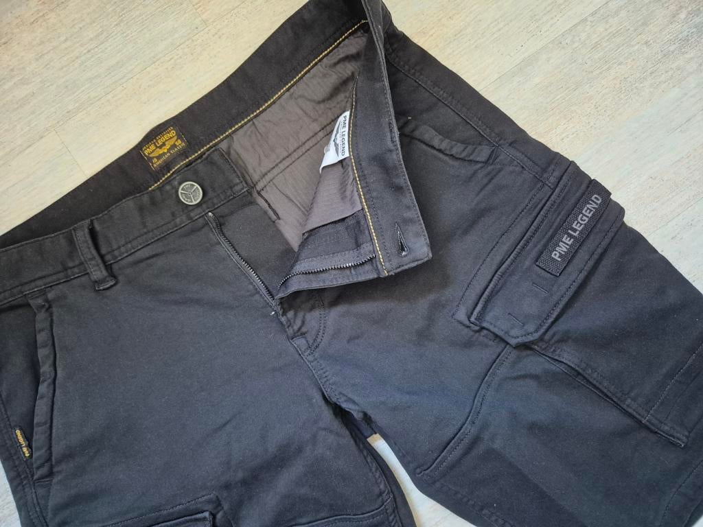 Pme Legend Pall Mall jeans korte Cargo broek maat 33, ., Zwart, Nieuw, Ophalen of Verzenden