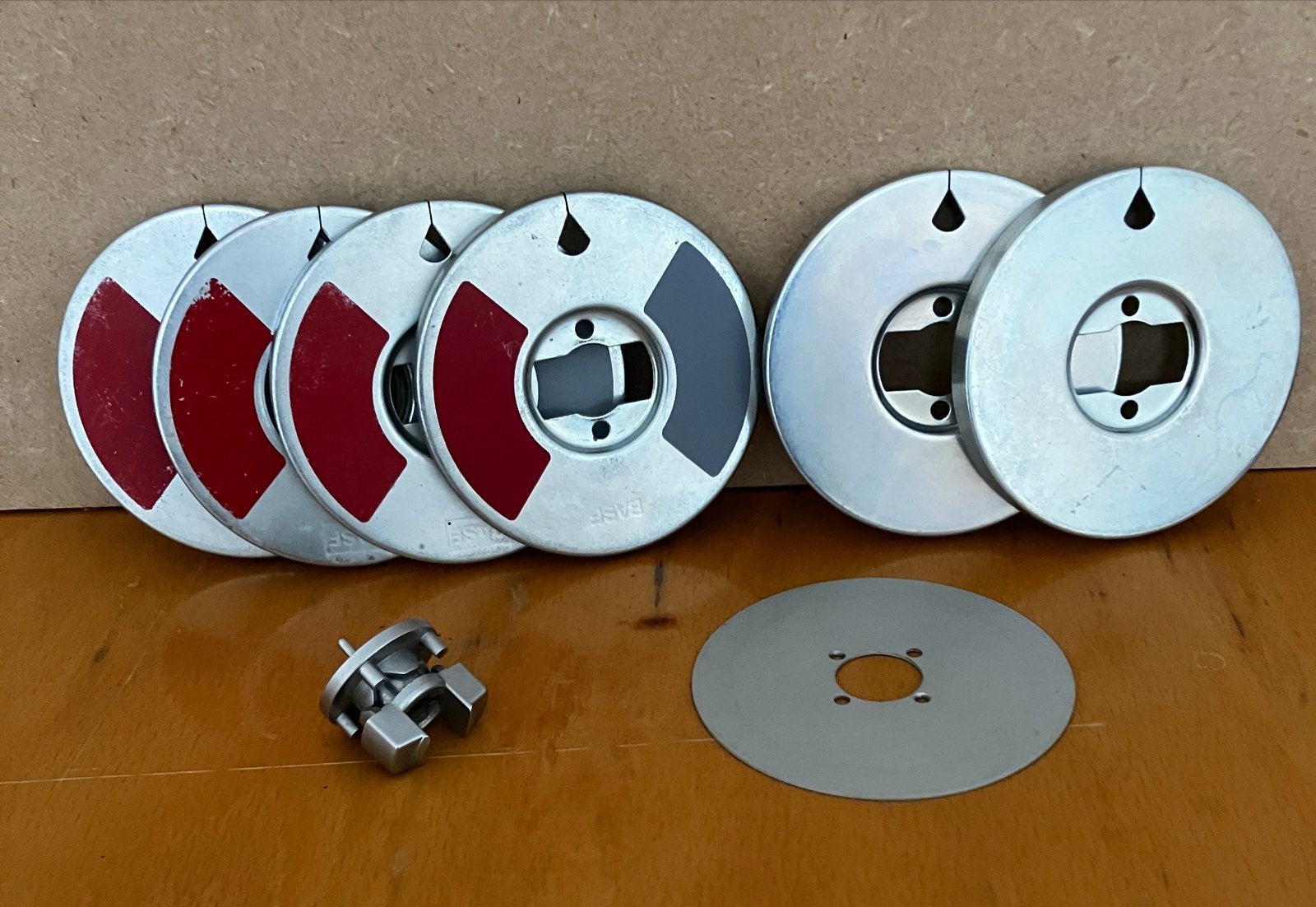 AEG/DIN reeladapter en pancakes, Ophalen of Verzenden, Onderdeel