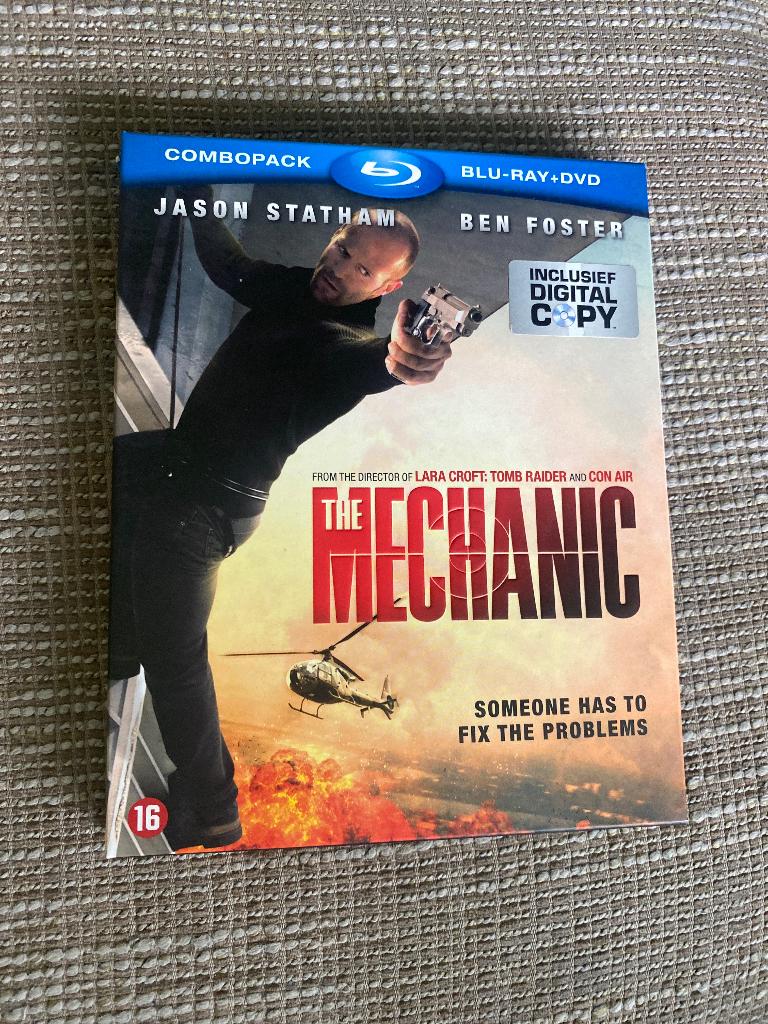 Jason Statham : The Mechanic ( Blu-Ray Disc + dvd ), Cd's en Dvd's, Blu-ray, Ophalen of Verzenden, Zo goed als nieuw, Actie