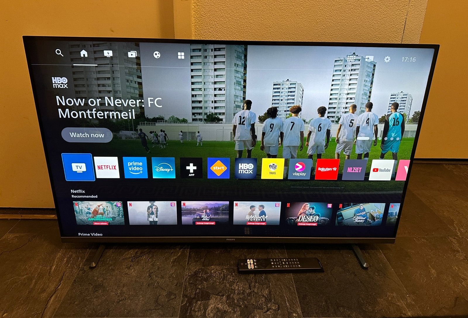 Philips 43 inch smart tv 4K Ultra HD, Ophalen, Philips, LED, Zo goed als nieuw