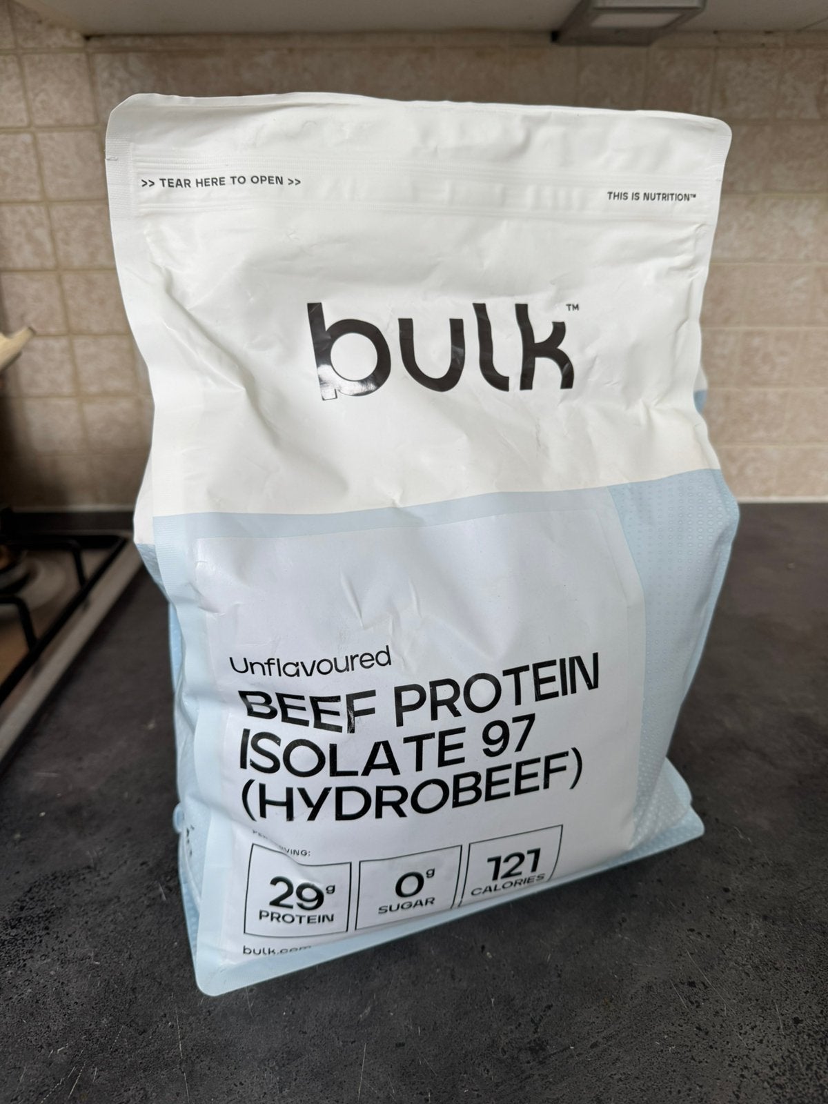 Beef protein isolate 97 bulk, Sport en Fitness, Gezondheidsproducten en Wellness, Zo goed als nieuw, Poeder of Drank, Ophalen of Verzenden