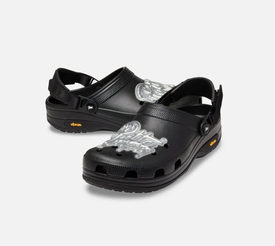 Patta x Crocs 42-43 black, Zwart, Nieuw, Ophalen of Verzenden, Sneakers of Gympen